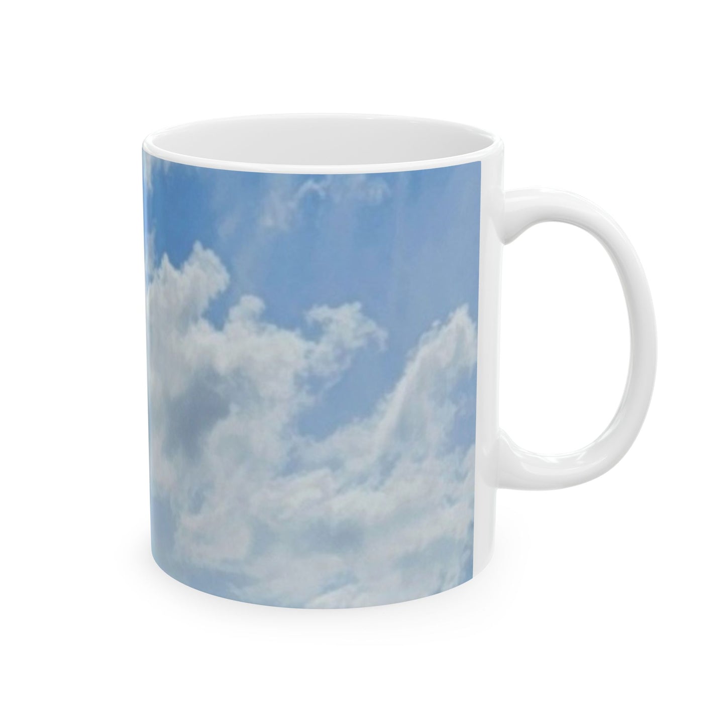 Blue Sky Ceramic Mug - Perfect for Home, Office, Gift for Friends, Nature Lovers, Inspirational Coffee Mug