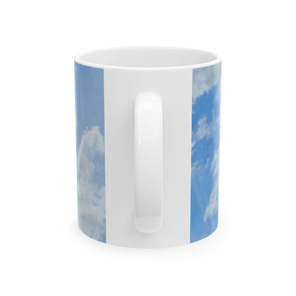 Blue Sky Ceramic Mug - Perfect for Home, Office, Gift for Friends, Nature Lovers, Inspirational Coffee Mug