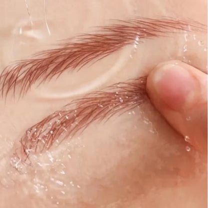 3D Dye Eyebrow Pencil – Waterproof, Smudge-Proof Brow Enhancer with Large Brush for Natural, Long-Lasting Black and Brown Brows