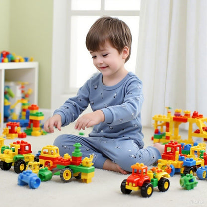 100% Organic Cotton Baby Boys Girls Pajamas Set Long Sleeve Sleepwear(3M-6T)