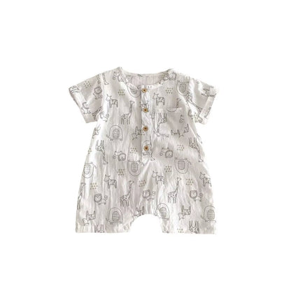 PlayPatch – Cartoon Cotton Romper for Babies